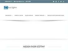 Tablet Screenshot of iksiregitim.com